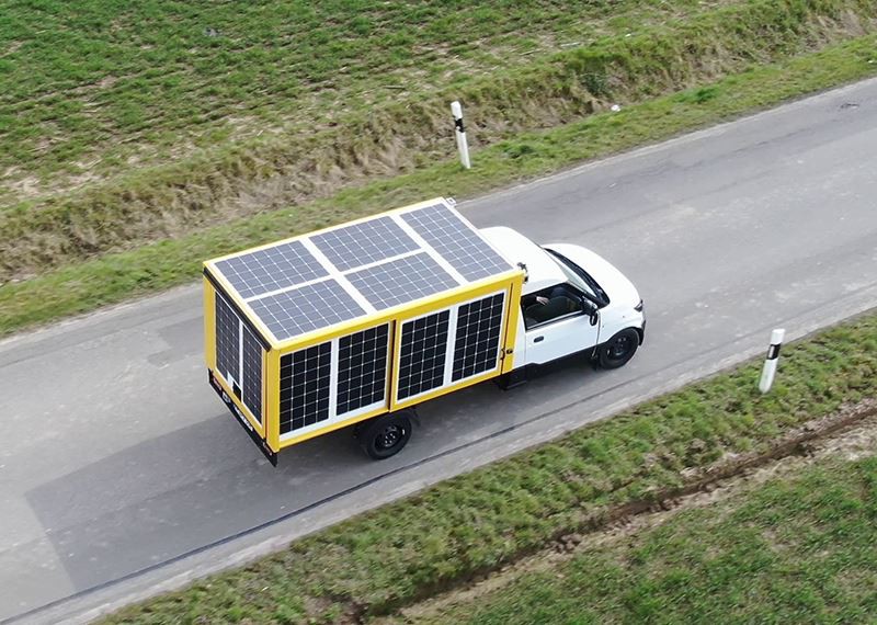Light Electric Delivery Vehicle Through Vehicle-Integrated Solar Photovoltaics With High-voltage Connection 8