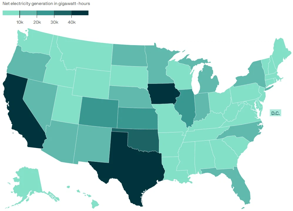 US solar wind hotspots