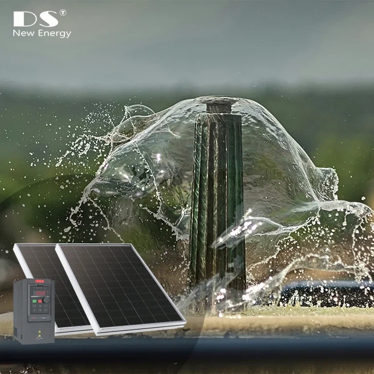 Système de pompe à eau à AC 165.9 kW alimenté à 90 kW avec une structure de montage à la terre en aluminium lourde -