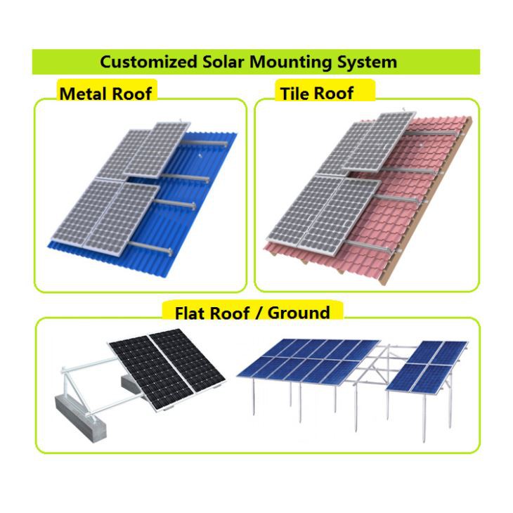 30kw Rooftop Grid Tied Solar Power System