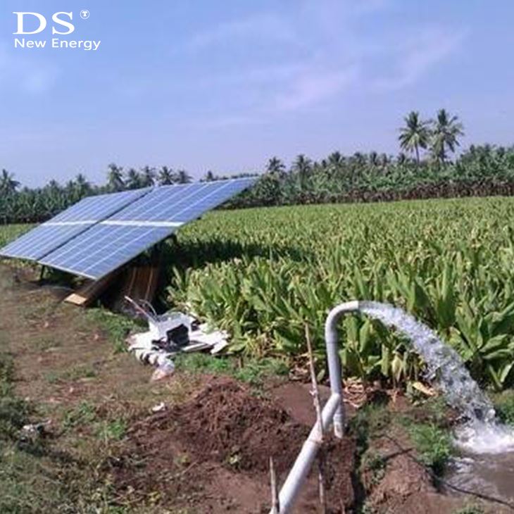 Générateur solaire de 8,1 kW et pompage de 5,5 KW pour les projets de traitement de l’eau
